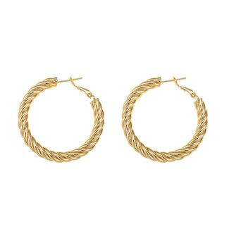 By Shir Oorbellen luxe Lena