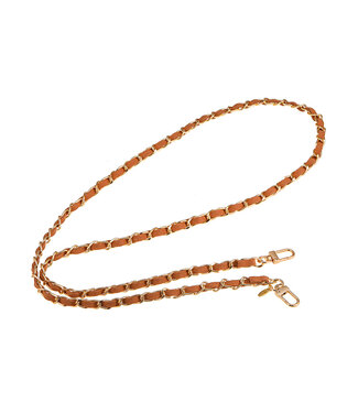 By Shir Braided brown telephone cord