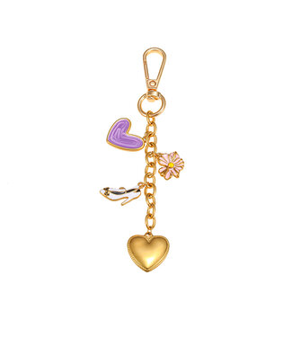 By Shir Bagcharm big heart purple