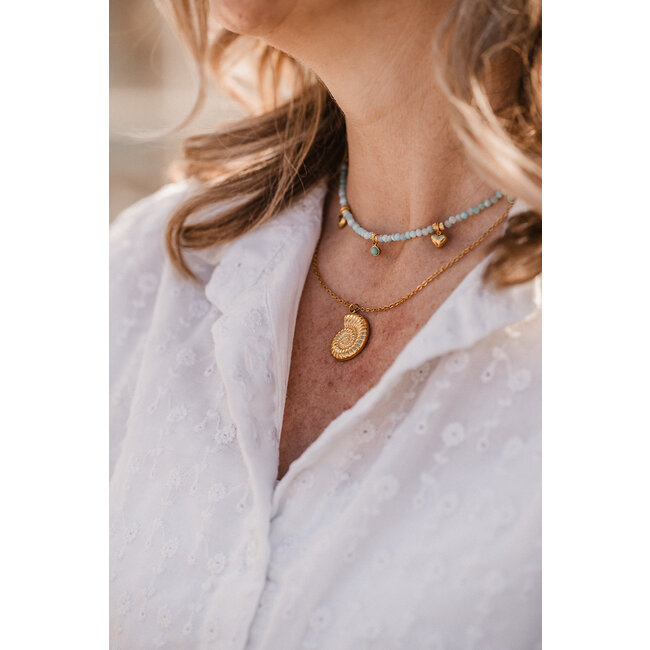 By Shir Ketting luxe sunglow  turquoise