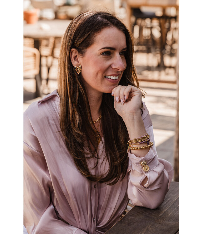 By Shir Oorbellen luxe Julie