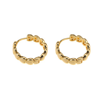 By Shir Earrings small heart