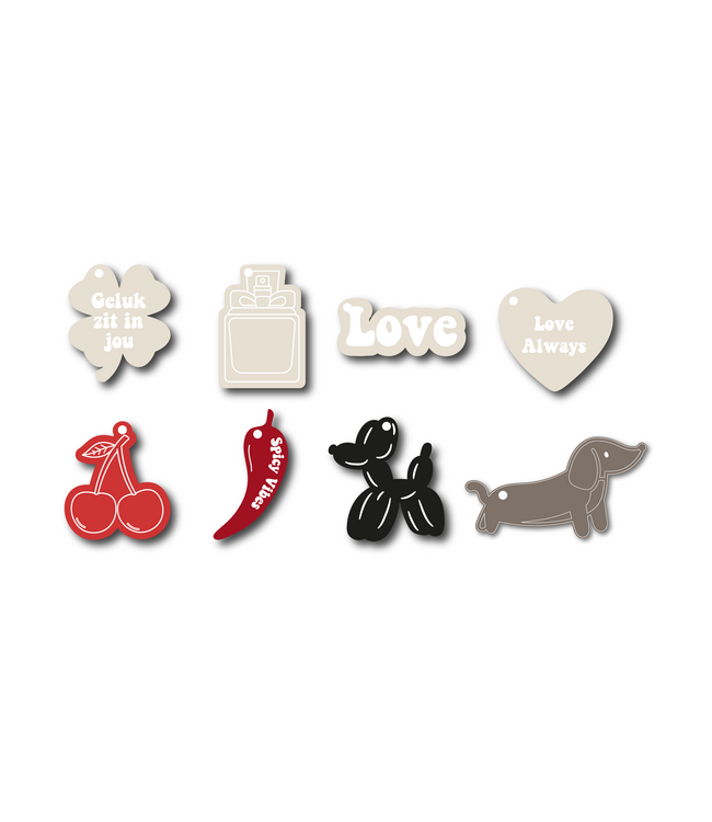 By Shir Phone cord heart beige