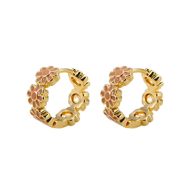 By Shir Small flower earrings