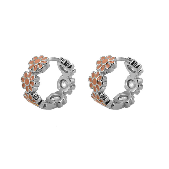 By Shir Kleine Blumen Ohrringe