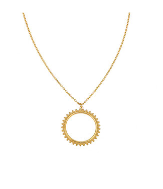 By Shir Bohemian round necklace