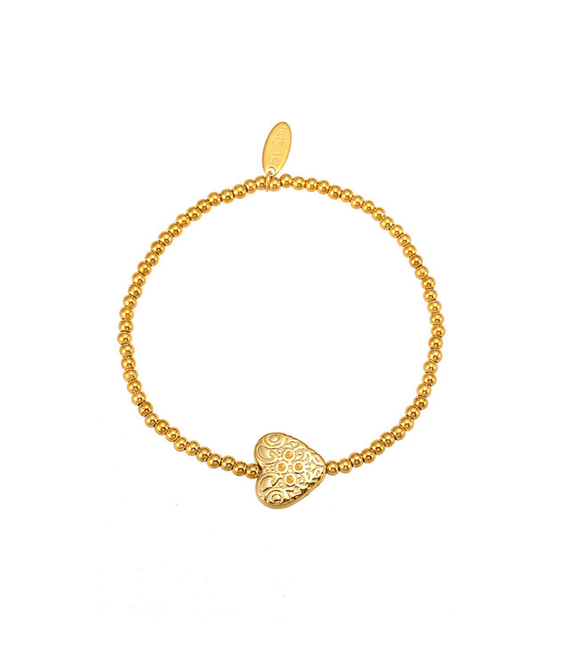 By Shir Armband Perlen Herz