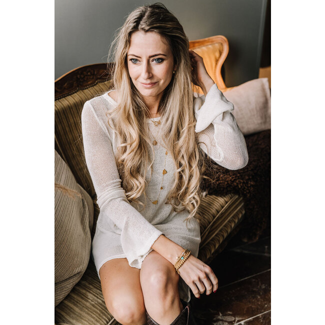 By Shir Ketting luxe lang groot hart