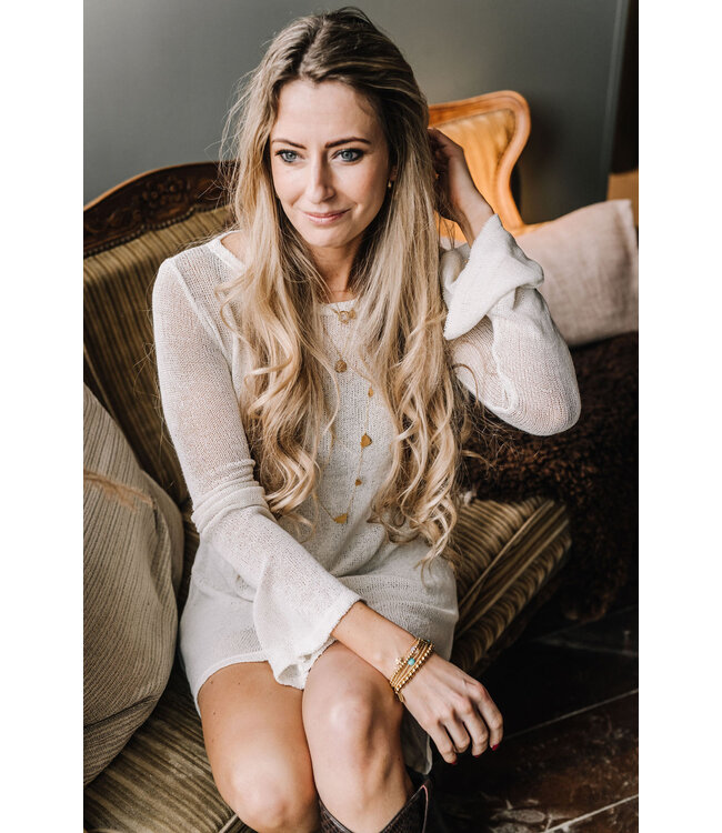 By Shir Chain luxury long big heart