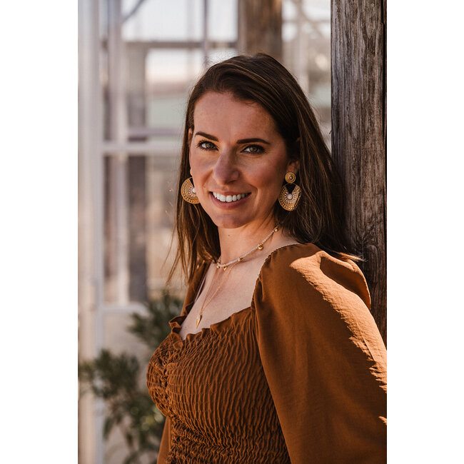 By Shir Oorbellen luxe Tarida