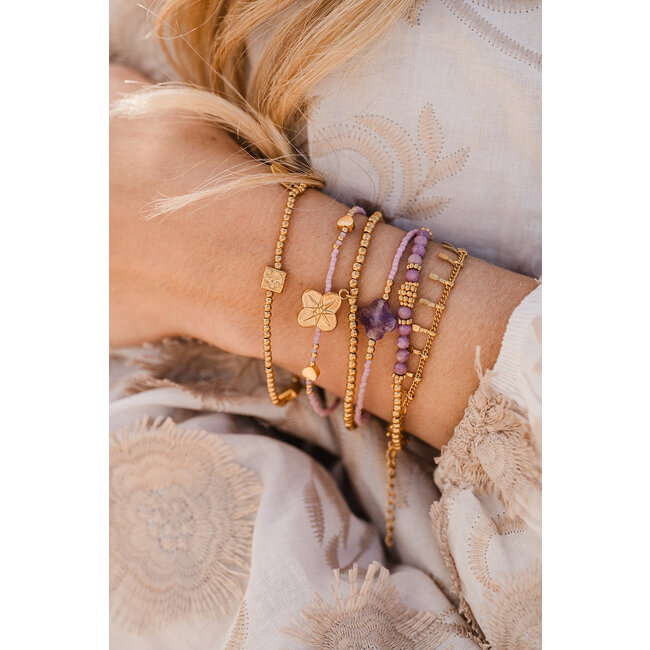 By Shir Armband edelstaal sprinkle