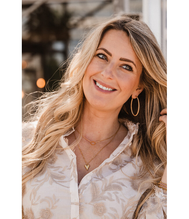 By Shir Oorbellen luxe Mia