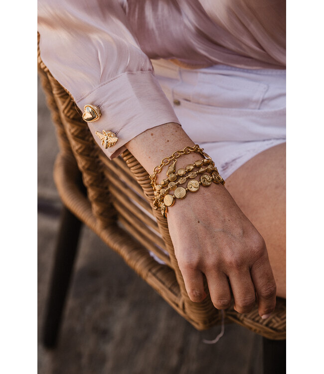 By Shir Armband Luxus Bohemian Muschel