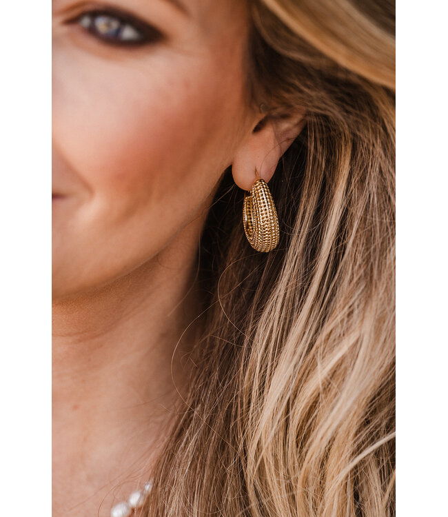 By Shir Oorbellen luxe Fenna