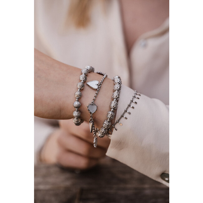 By Shir Armband edelstaal sprinkle