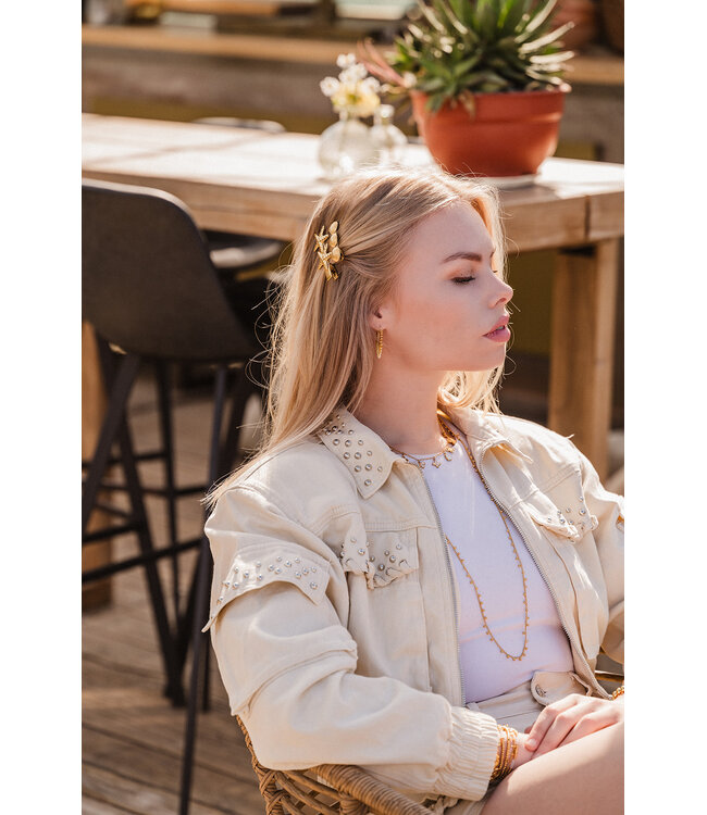 By Shir Ketting luxe lang bolletjes