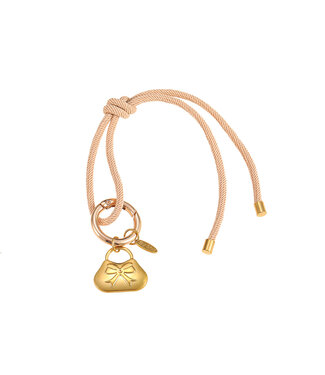 By Shir Beige bag hanger cord bag