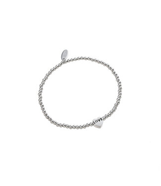 By Shir Armband Perlen Herz Liebe