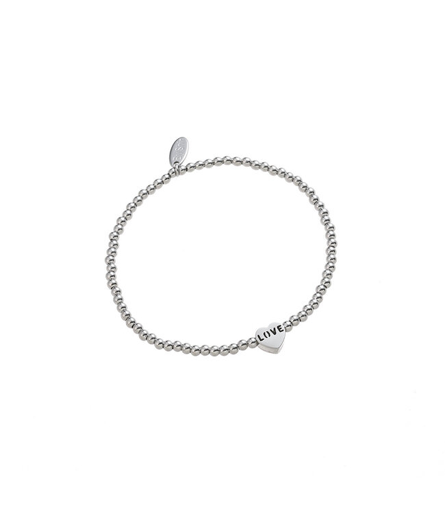 By Shir Armband Perlen Herz Liebe