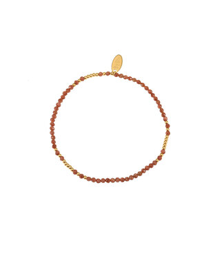 By Shir Armband Perlenmix Goldstein