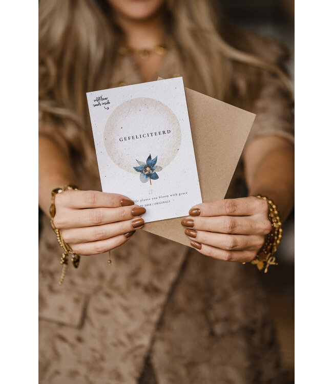 By Shir Greeting card Congratulations