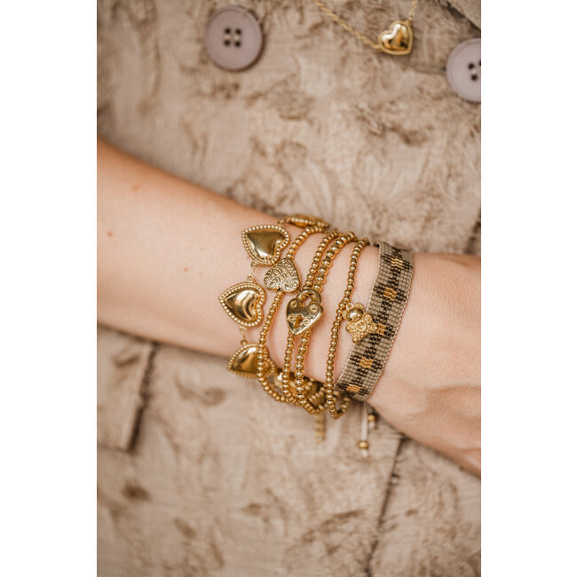 By Shir Armband kraaltjes hart