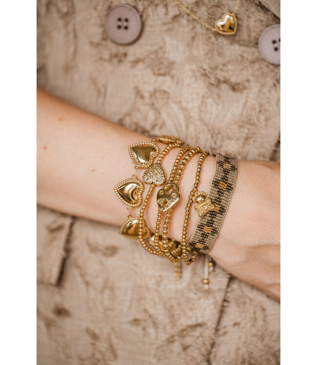 By Shir bracelet beads heart