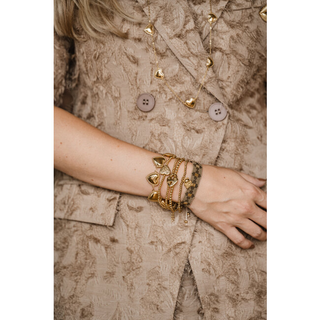 By Shir Luxury woven bronze bracelet