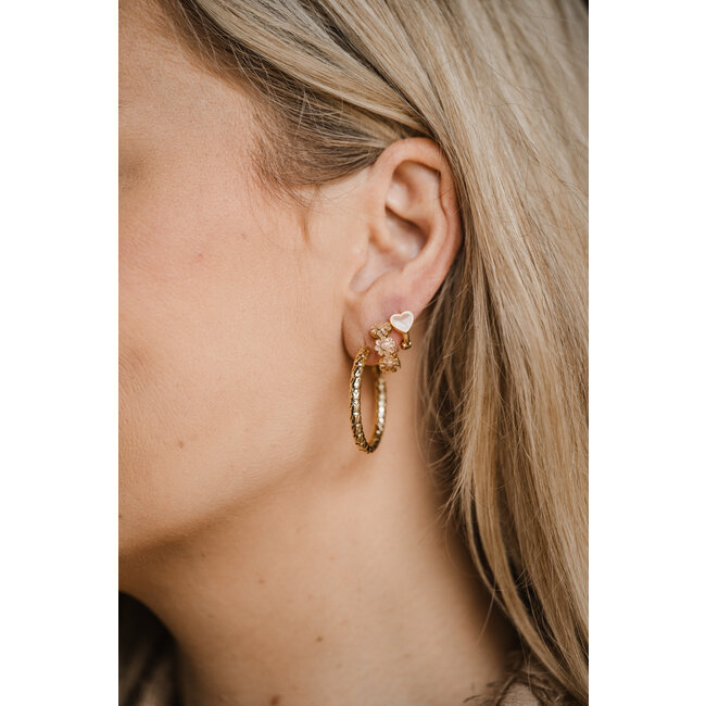 By Shir Kleine Blumen Ohrringe