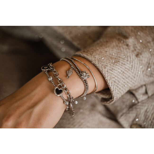 By Shir Armband mit Teddy Perlen