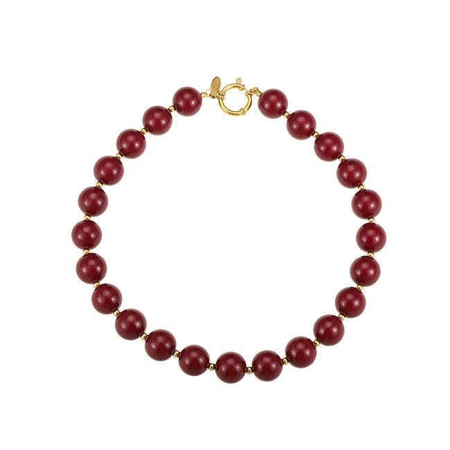 By Shir Ketting statement kralen Rood