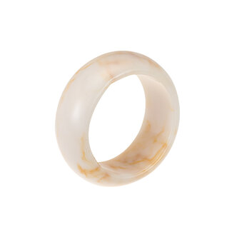 By Shir Armband ästhetisch Acryl beige