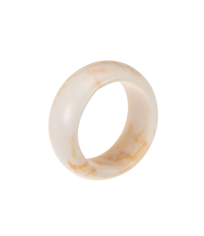 By Shir Armband ästhetisch Acryl beige