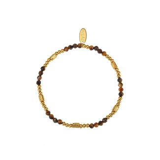 By Shir Bracelet beads Tube Tiger Eye