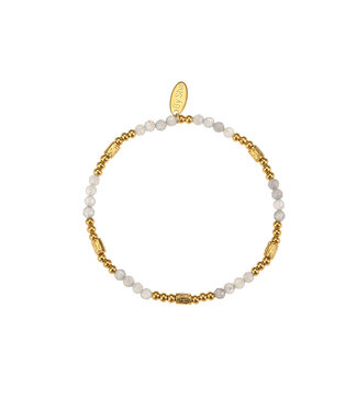 By Shir Armband Perlen Tube Labradorit