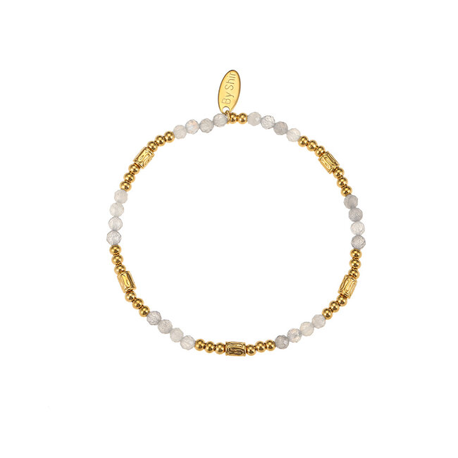 By Shir Armband Perlen Tube Labradorit
