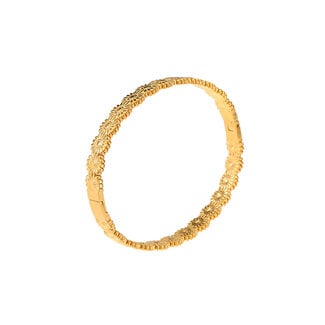 By Shir Luxury Flower Bangle Bracelet