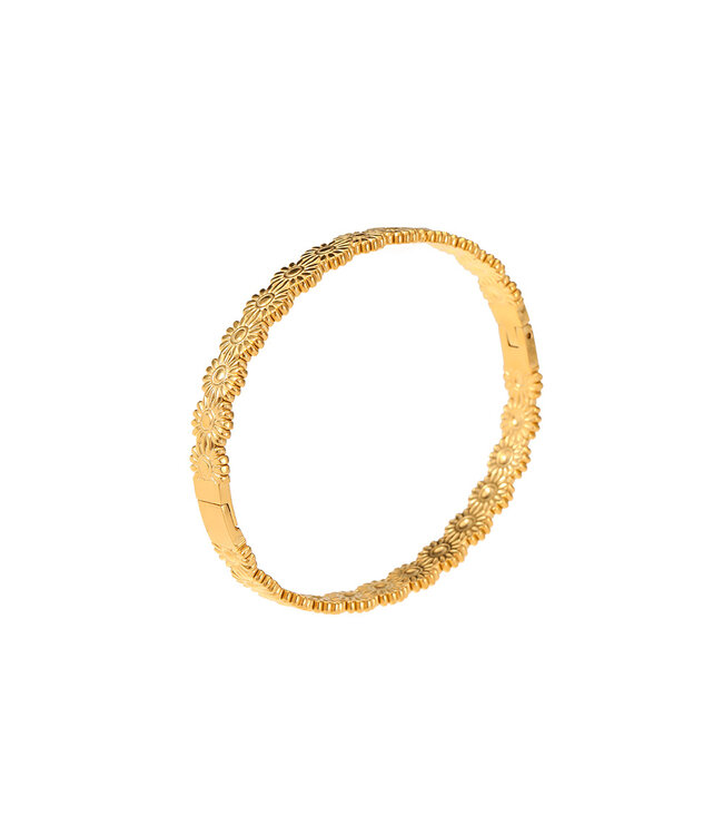 By Shir Armband luxe Bangle Bloem