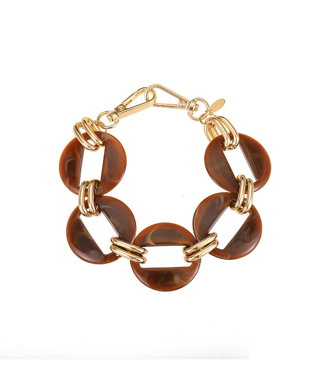 By Shir Telefoon koord retro bruin