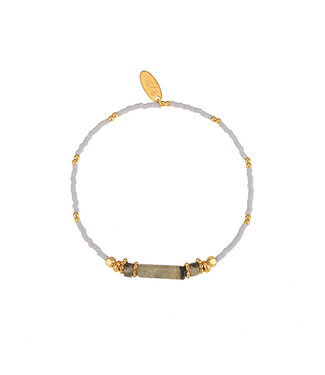 By Shir Bracelet beads Stick Labradorite