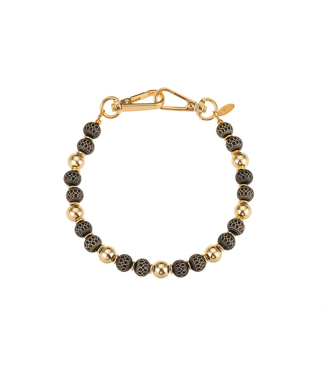 By Shir Phone cord bohemian black