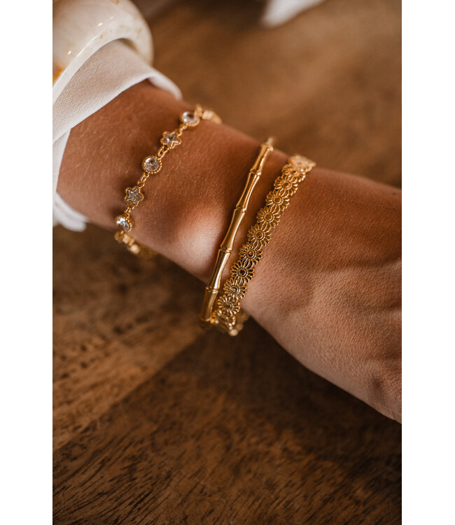 By Shir Armband luxe bangle bamboo