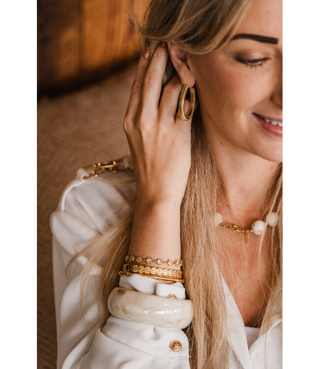 By Shir Earrings luxe snake