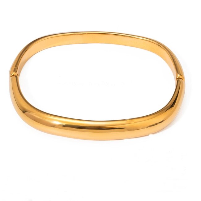 By Shir Luxury oval bangle bracelet