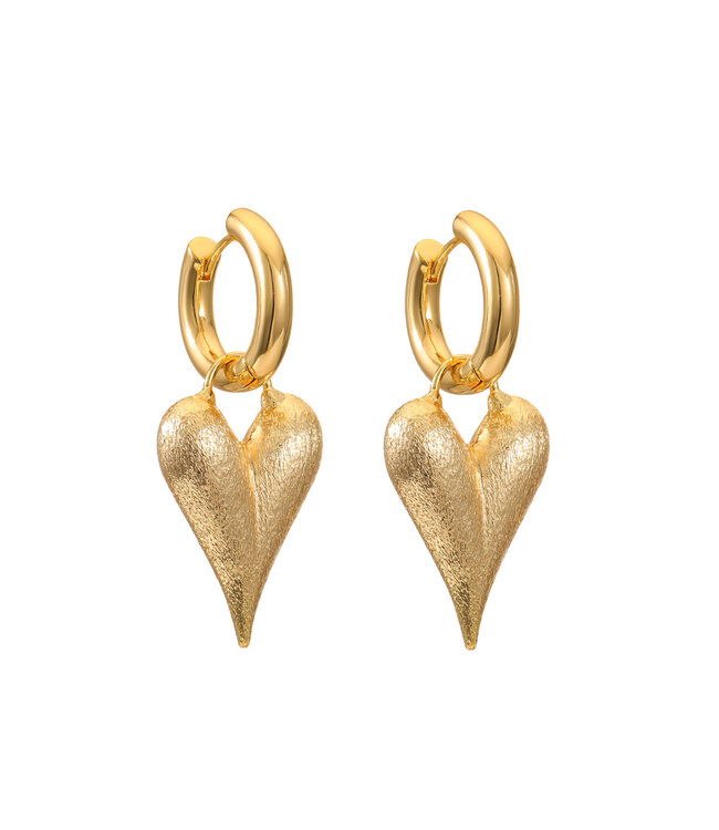 By Shir Oorbellen luxe Grote liefde