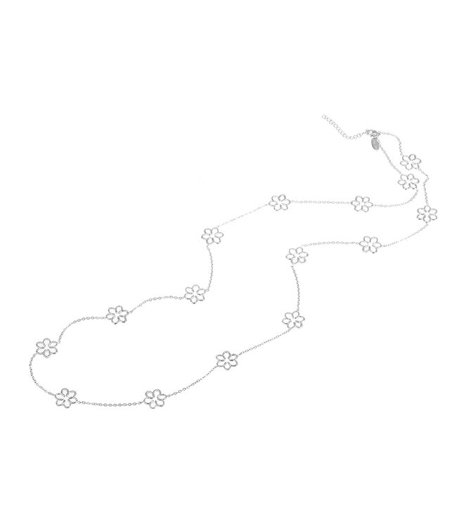 By Shir Luxury open flower necklace