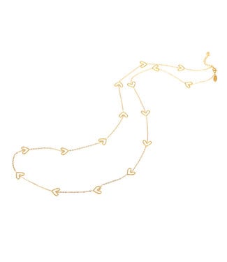 By Shir Luxury heart necklace