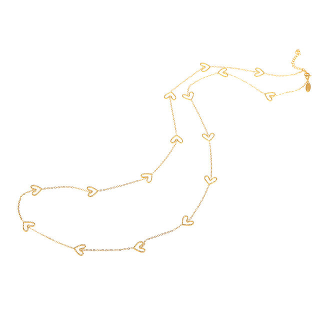 By Shir Luxury heart necklace