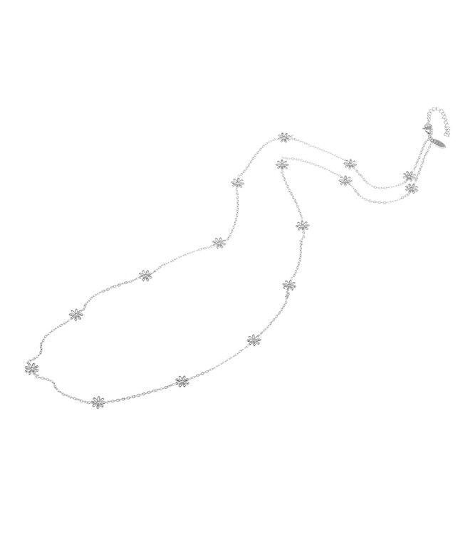 By Shir Ketting luxe kleine bloemetjes