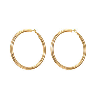 By Shir Oorbellen luxe Hoop XL